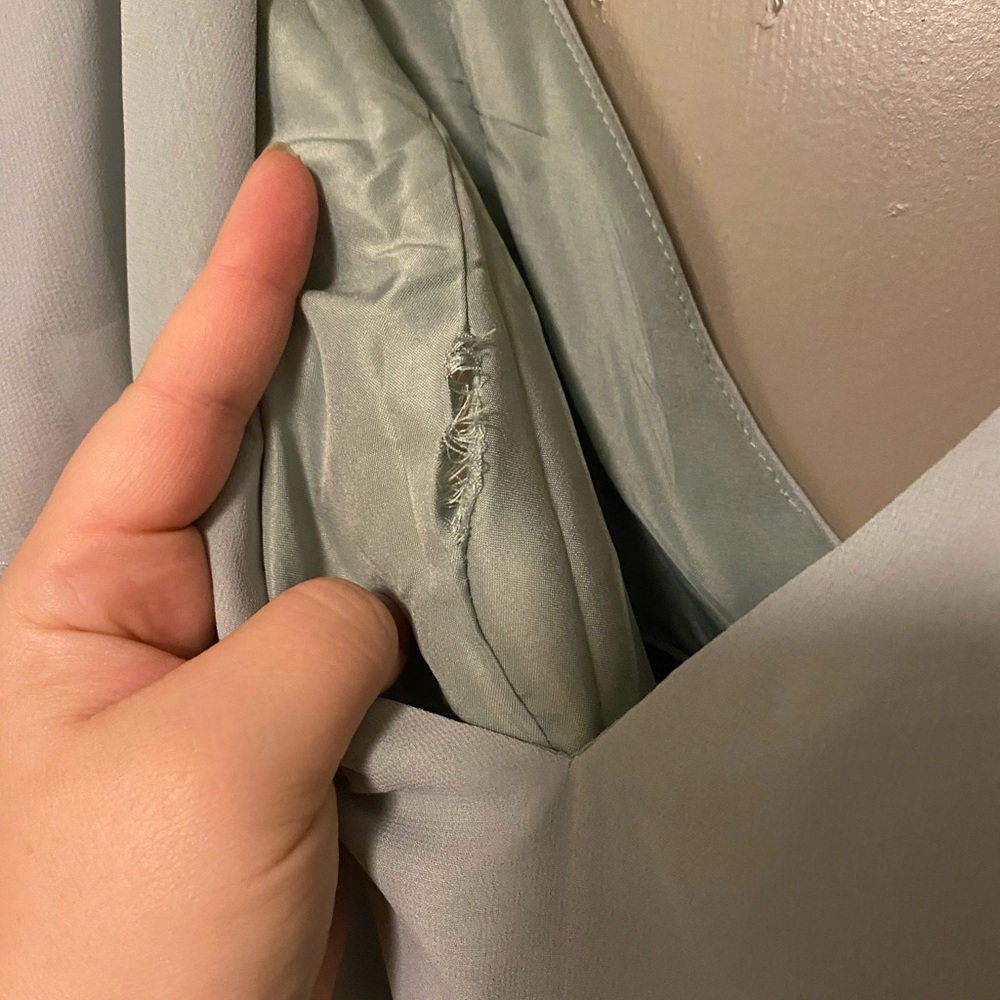 Cascade Flutter Sleeve David’s Bridal Bridesmaid … - image 8